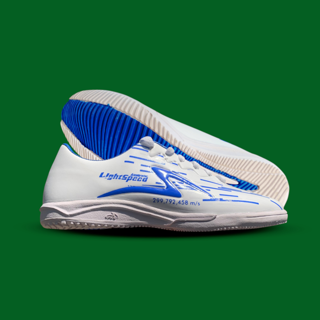 Sepatu Futsal Specs Lightspeed Reborn Size 33-40 Putih Biru