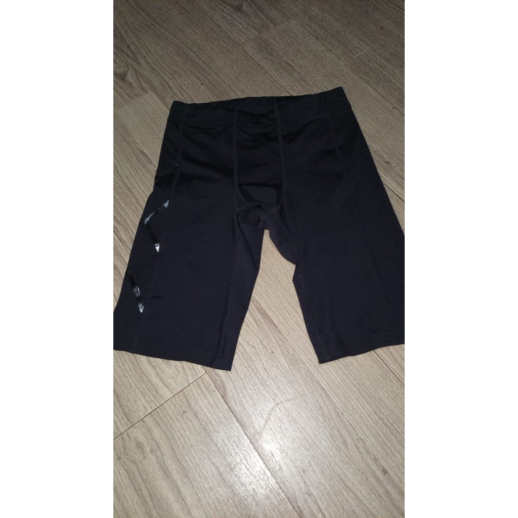[PRELOVED] 2XU Men's Core Black Compression Legging Size S