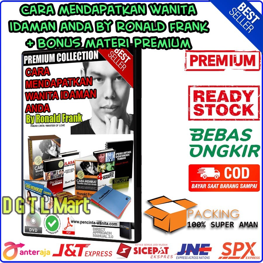 DVD Cara Mendapatkan Wanita Materi Premium by Ronald Frank + Bonus Materi Premium