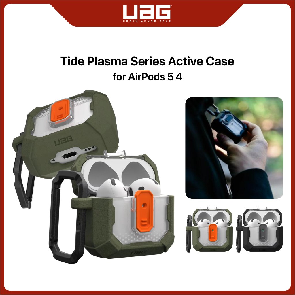UAG Case AirPods 5 4 Tide Plasma Series Active Noise Cancellation Device Cover