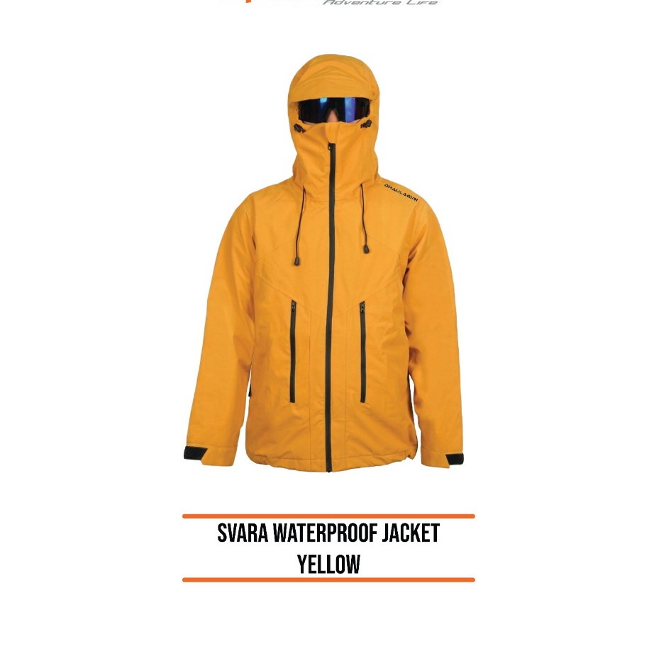 Dhaulagiri - Jaket Gunung - Svara Waterproof Jacket - Jaket Gorpcope Tahan Air dan Angin Bahan Gore-