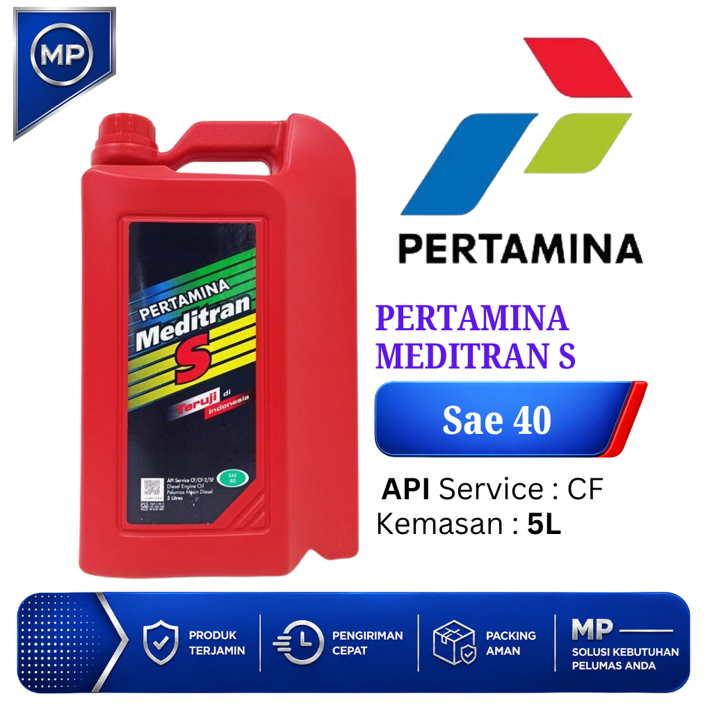 Oli Mesin Diesel Pertamina Meditran S Sae 40 / Meditran / Pertamina 5 Liter