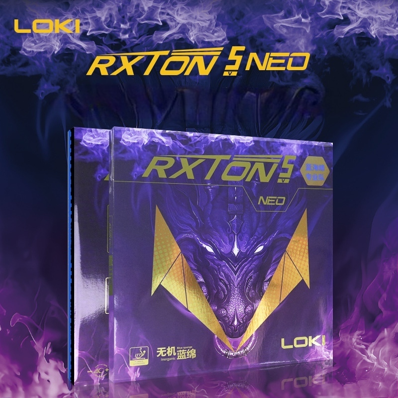 Karet Pingpong LOKI RXTON 5 BLUE ORIGINAL NEO/ Karet Pingpong Tenis Meja Loki Rxton 5 Neo
