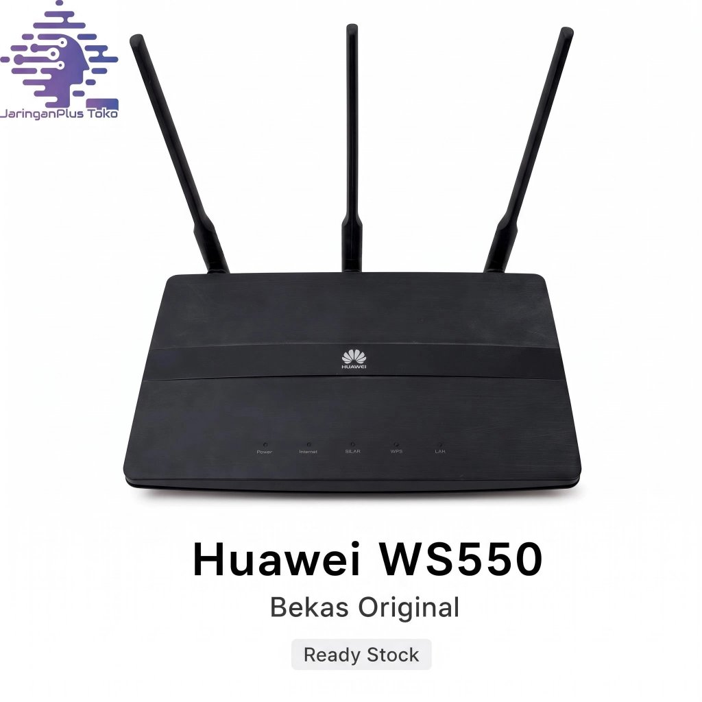 Router Huawei WS550 Bekas Original 450Mbps WiFi 2.4GHz Plug & Play Siap Pakai English Firmware