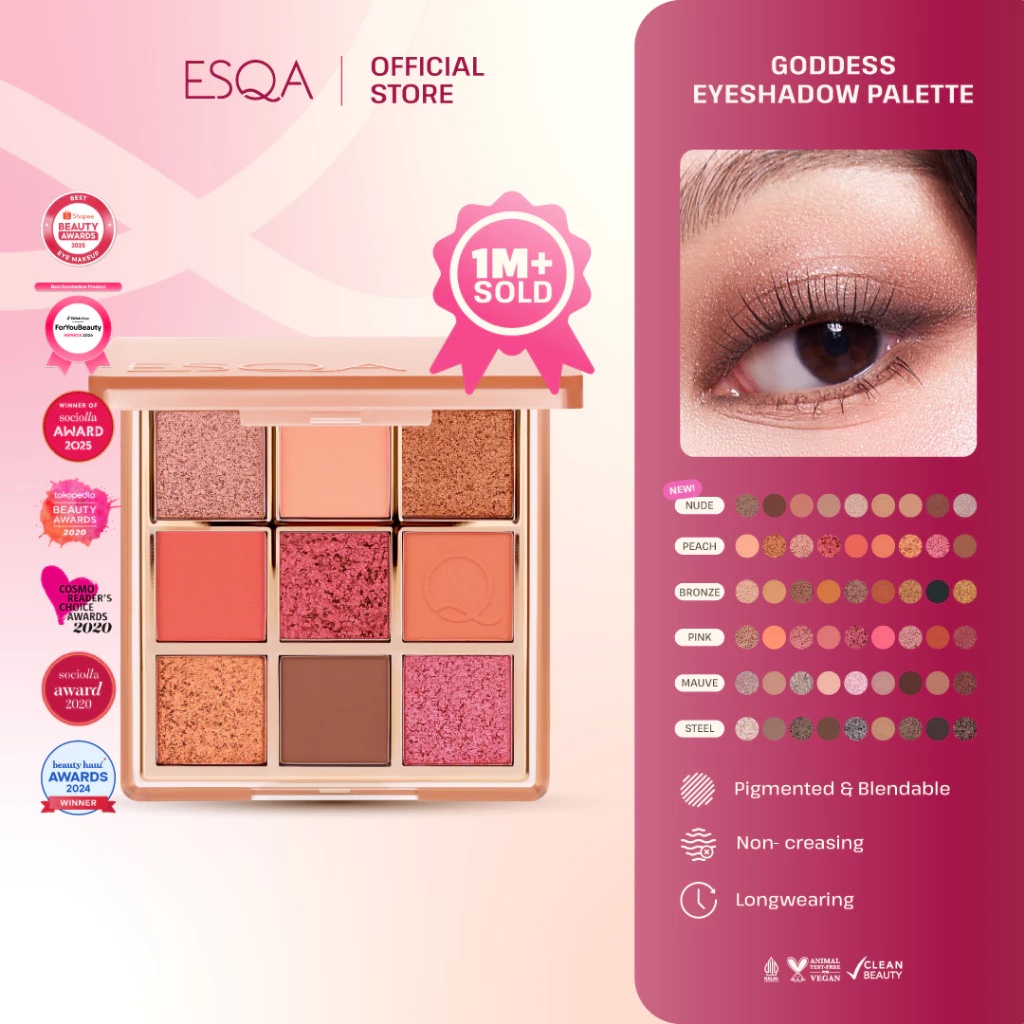 ESQA - Goddess Eyeshadow Palette