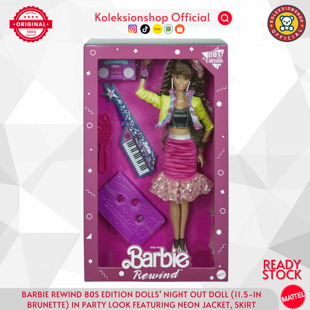 Barbie Rewind 80s Edition Dolls’ Night Out Doll – Mattel