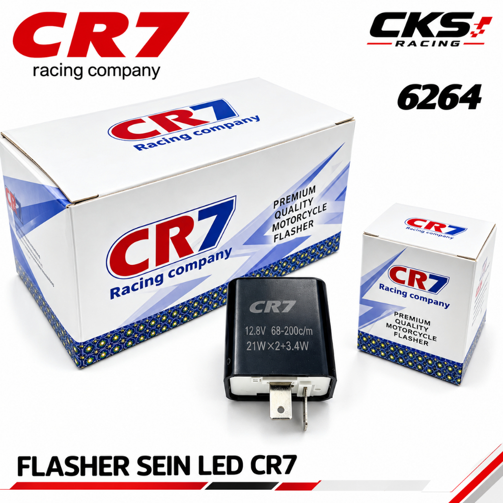 Flasher Sen CR7 Stelan LED / Flaser Sein CR7 Stelan Relay Hazar Sein / Relay Touring Hazard Motor