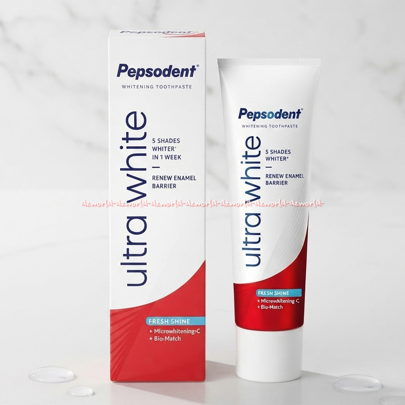 Pepsodent 90gr Ultra White Best Whitening Toothpaste 5x Whiter Pasta Gigi Odol Aman Digunakan Bahkan