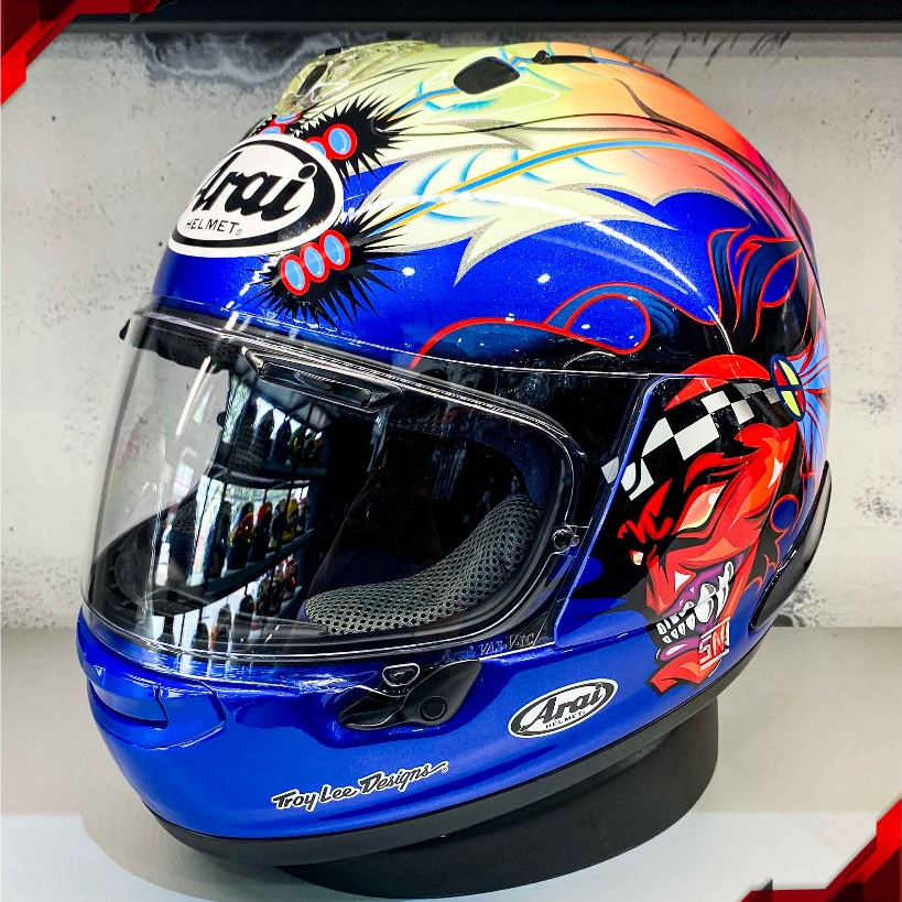 Helm Arai RX-7X Russel Blue Original Second 2nd Bekas RCX