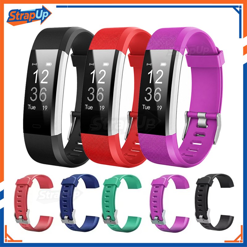 Tali Jam Berlubang Strap Smartwatch 115 Plus / ID115 / Vyatta Fitme Lite / B11 Smartband