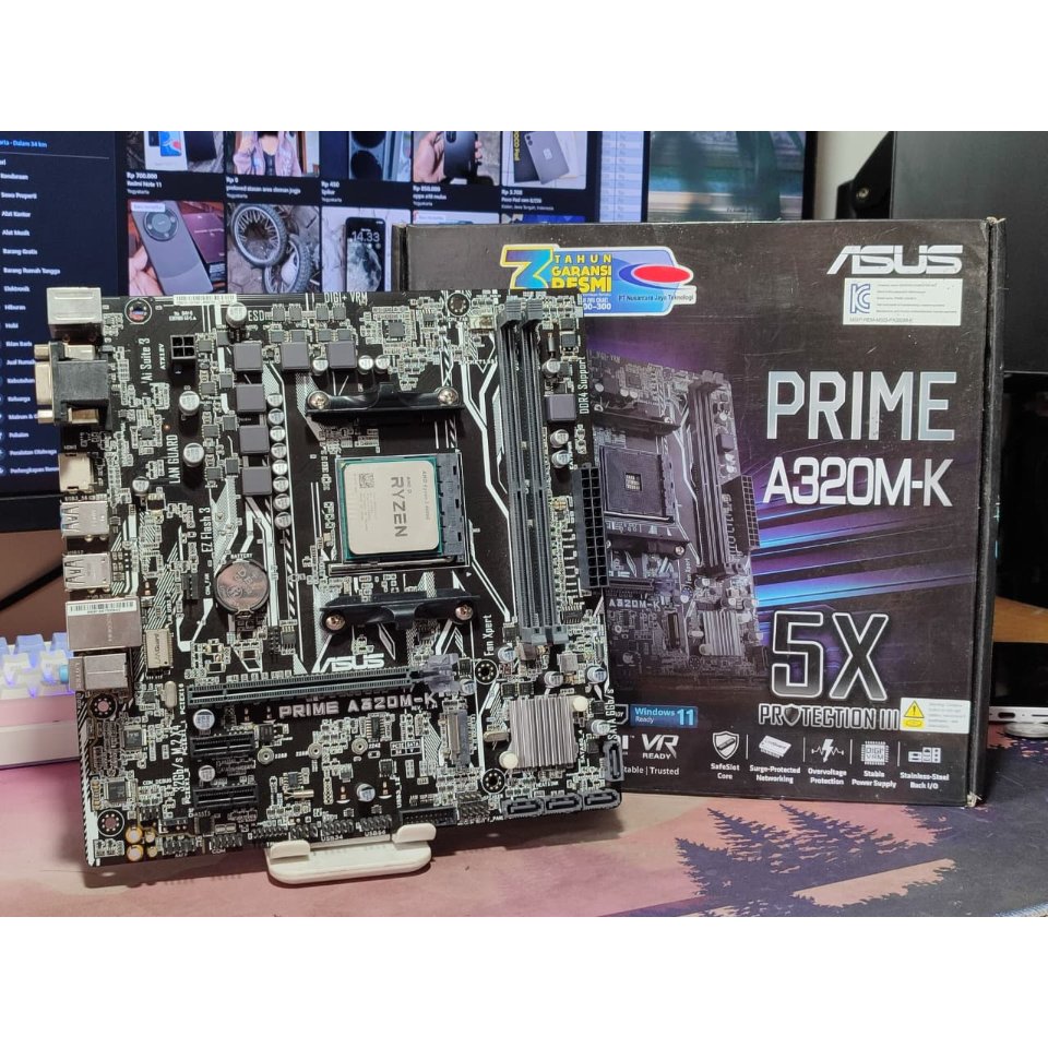 MOBO ASUS PRIME A320M-K AMD AM4 DDR4
