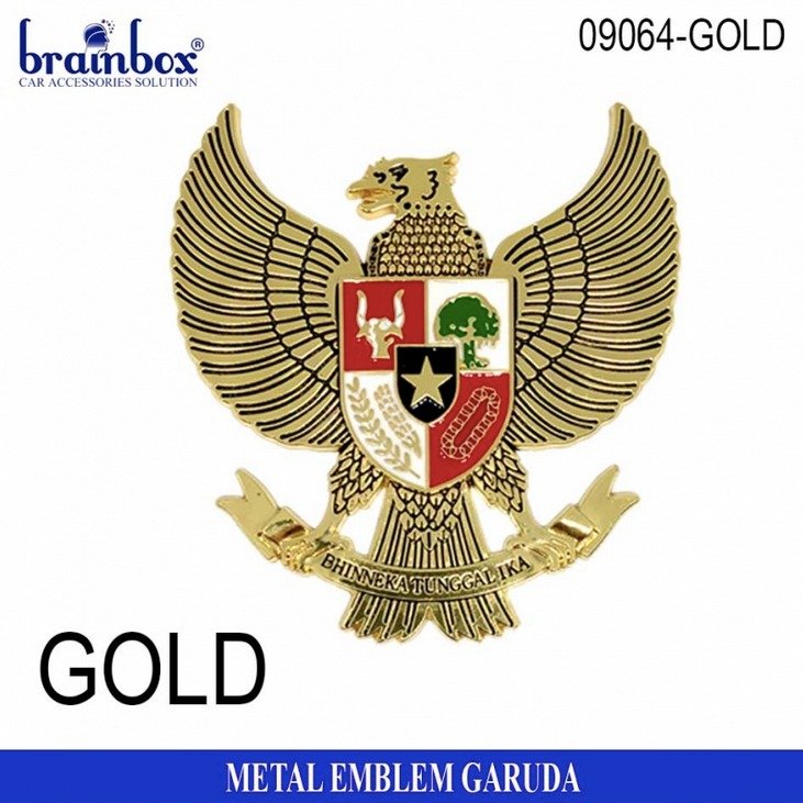 Emblem Besi Logo Garuda Metal Logo Tempelan Body Mobil