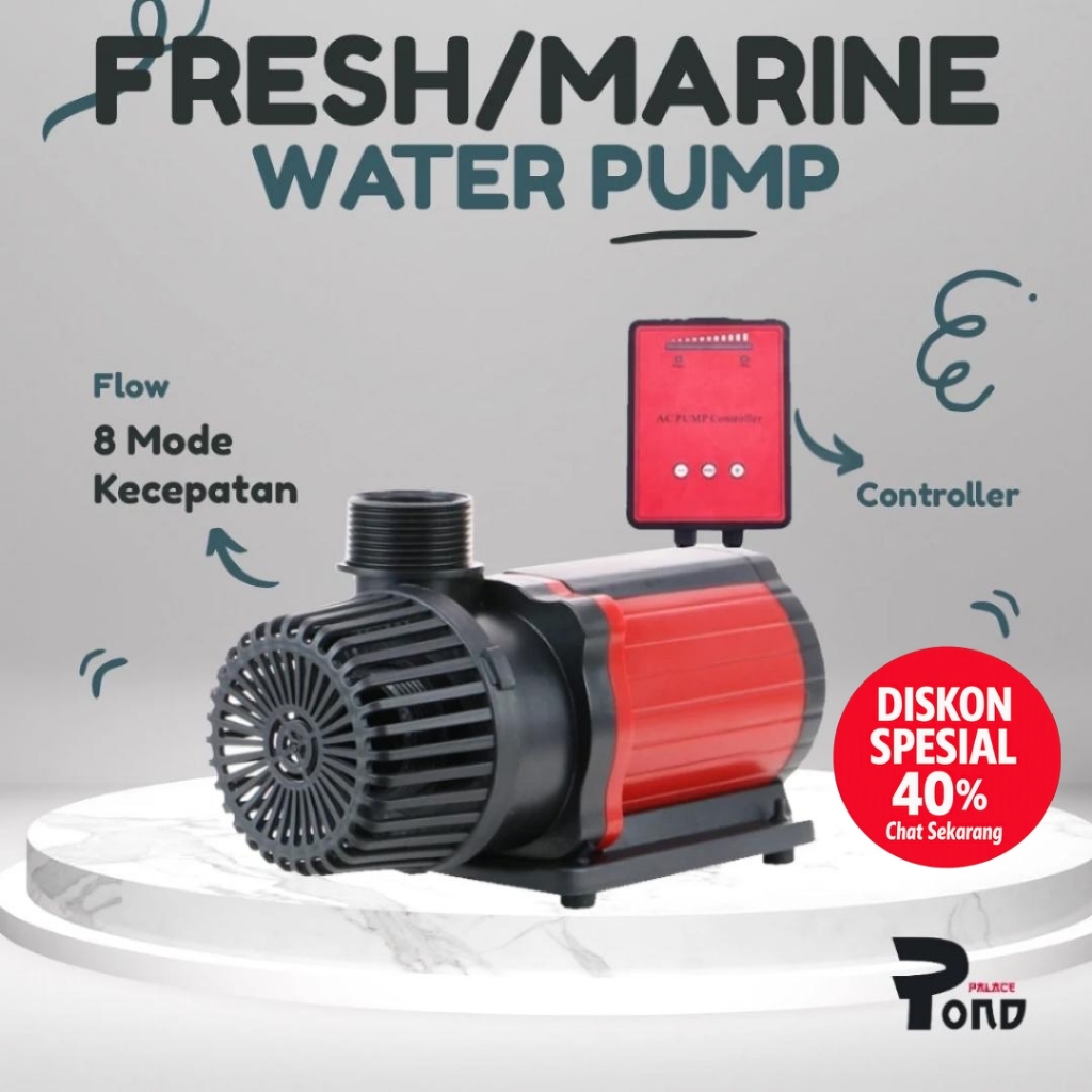 Water Pump Marine Aqua AC Pump 12000 LPH Pompa Air Controller