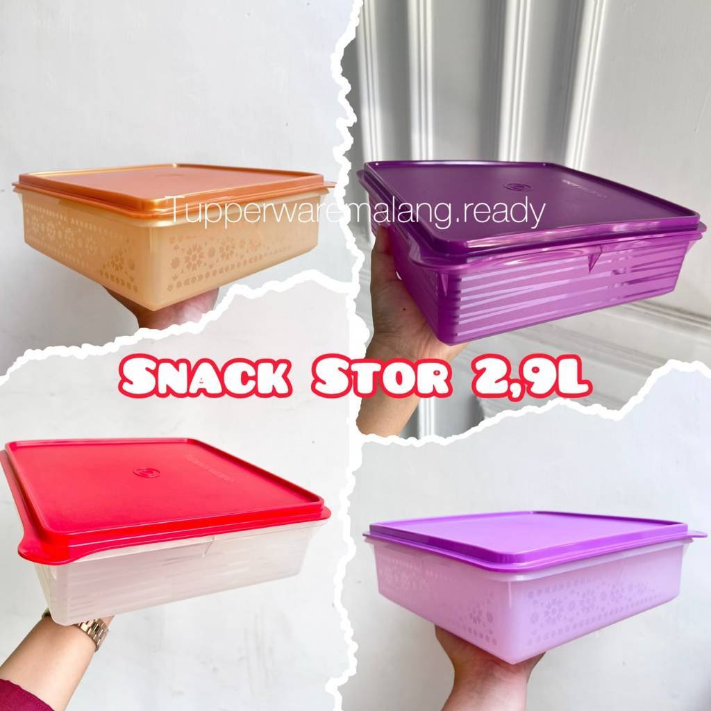 PROMO MURAH TEMPAT KUE/ SNACK TUPPERWARE MOSAIC N STOR ORIGINAL MURAH