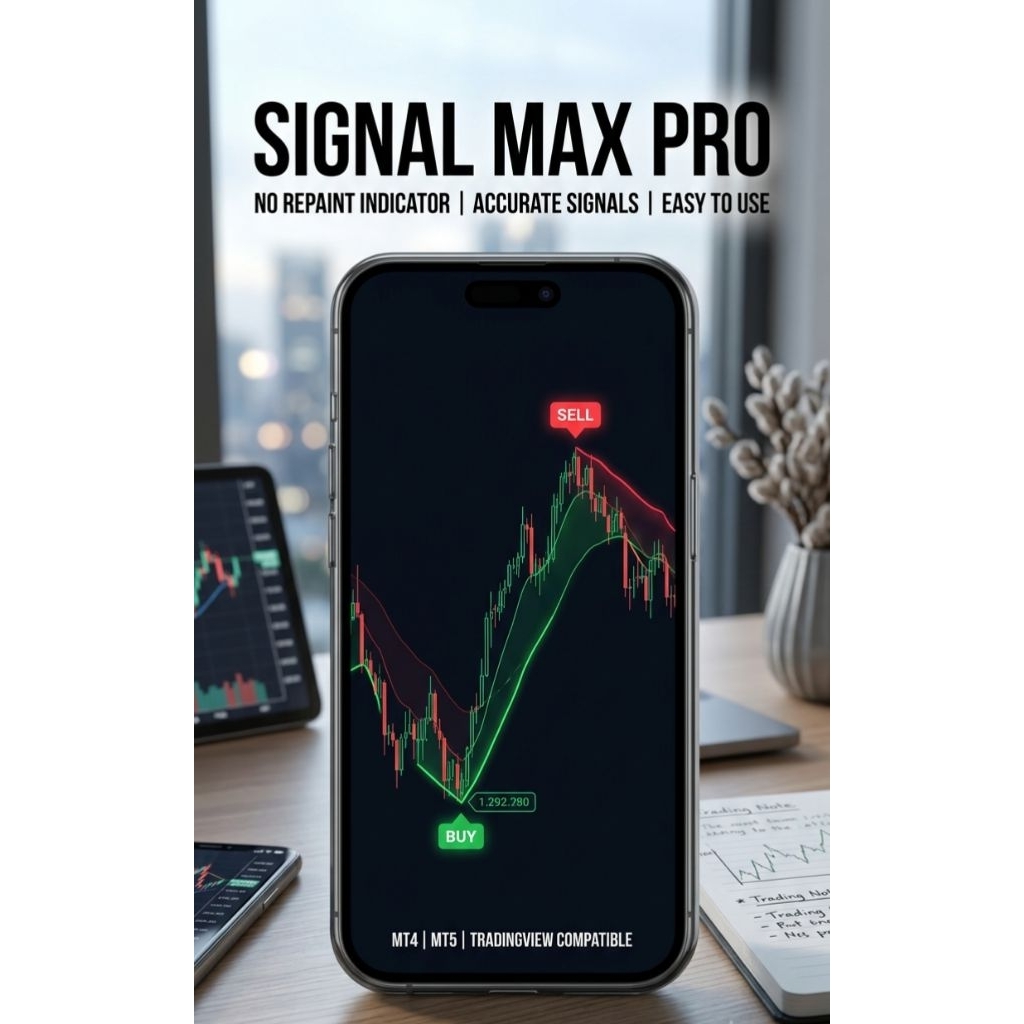 SINYAL MAX PRO indikator trading  view buy & sell signal no repaint