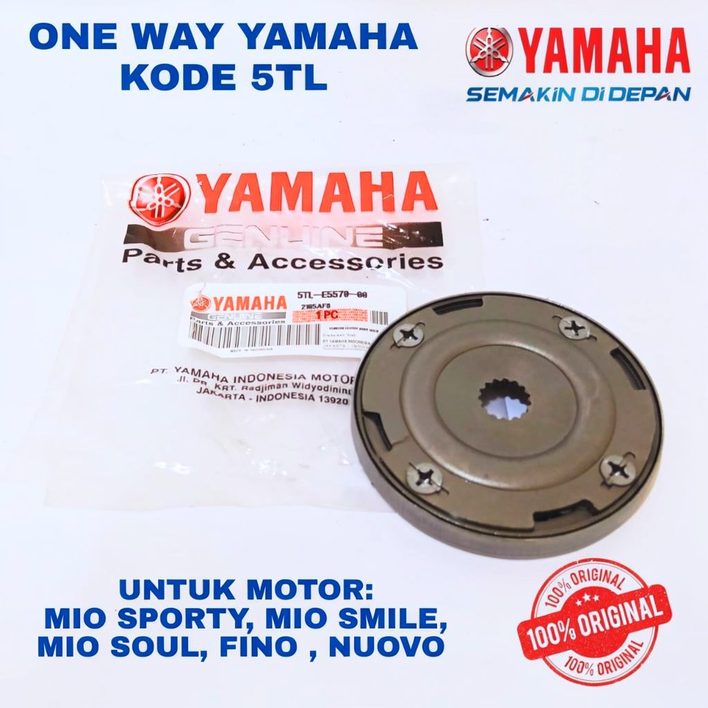 ONE WAY ORIGINAL YAMAHA KODE 5TL MIO, ONE WAY MIO SPORTY, MIO SMILE, MIO SOUL, FINO, NUOVO