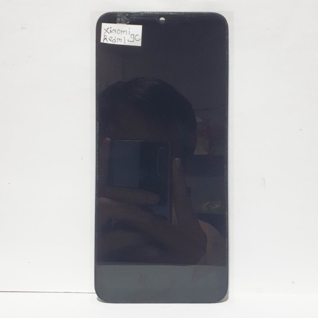 LCD Tochscreen+Farme Copotan Xiaomi Redmi 9C | Kondisi LCD Sudah Tes Normal
