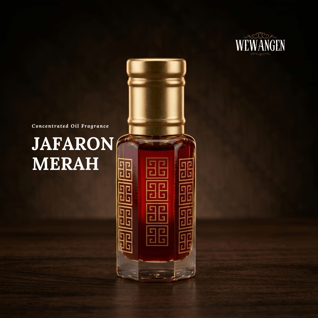 JAFARON MERAH / Zafaron Ahmar Minyak Wangi Premium (Tanpa Alkohol)