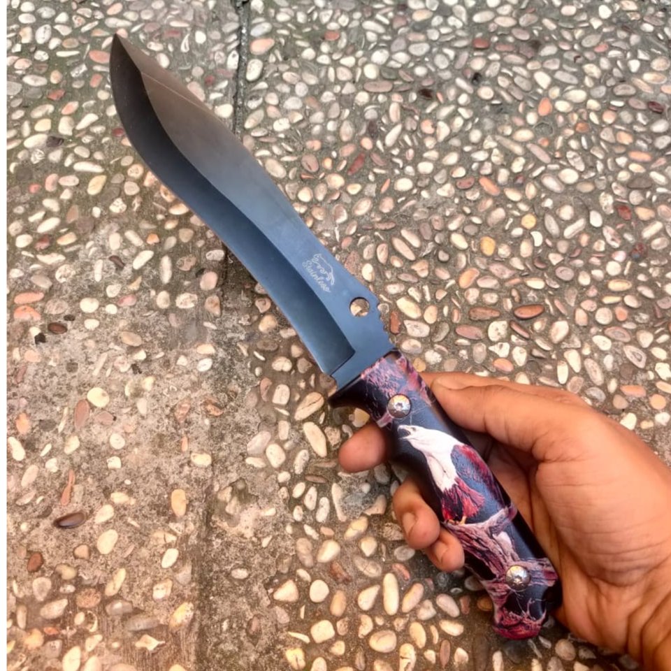 Pisau Survival Eagle Stainless Outdoor Camping Import