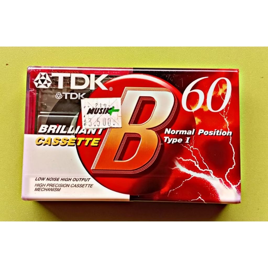 Kaset pita kaset kosong masih segel.