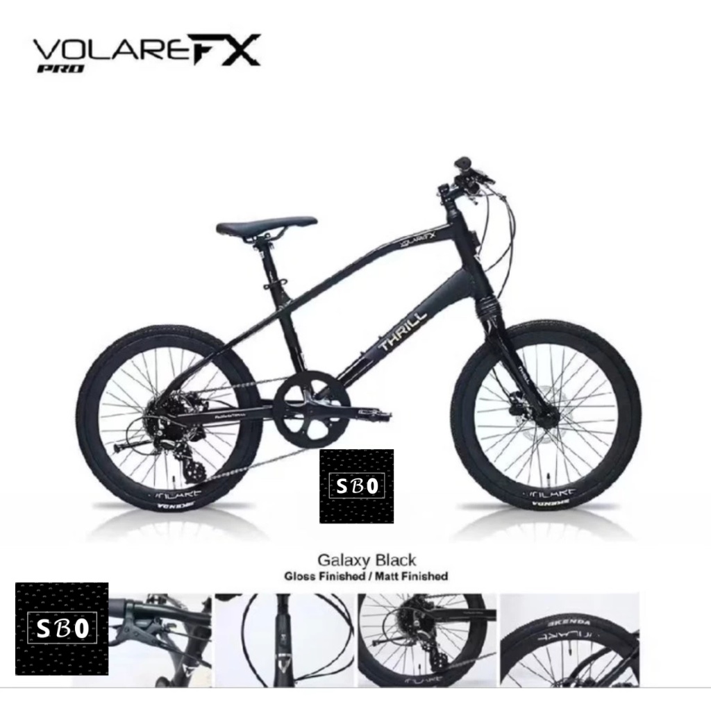Sepeda Mini Velo Thrill Volare PRO TERBARU (Volare FX Pro)