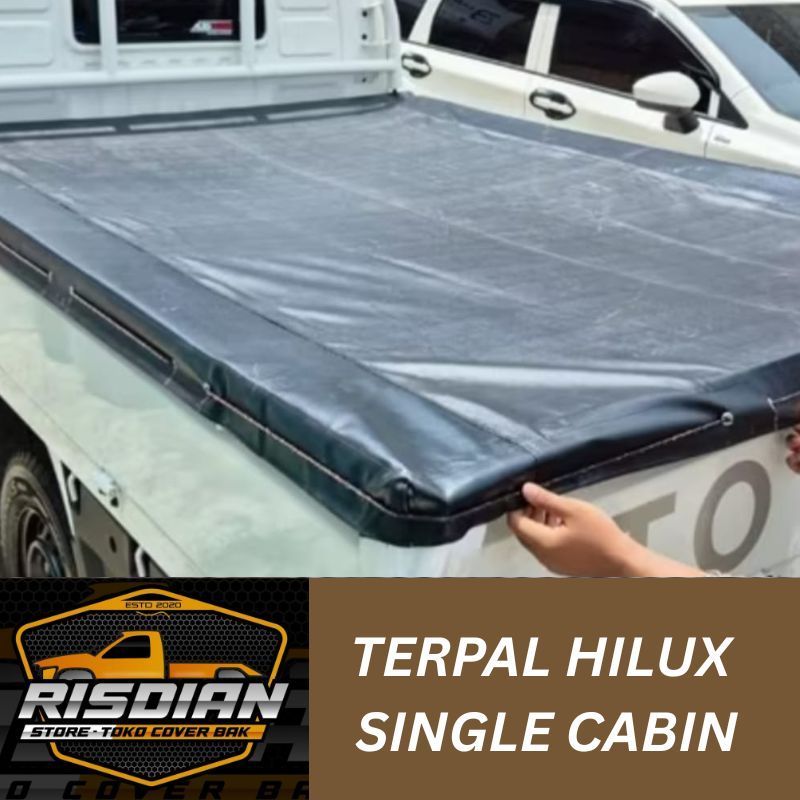 Cover Bak Mobil pick up  Hilux Rangga Single Cabin Terpal Tutup Bak Hilux Rangga 2009-2026