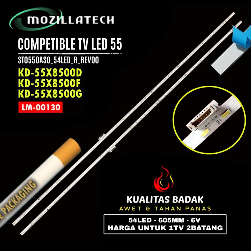 BACKLIGHT SONY KD-55X8500D KD-55X8500F KD-55X8500G KD55X8500D KD55X8500F ST0550AS0_54LED_R_REV00