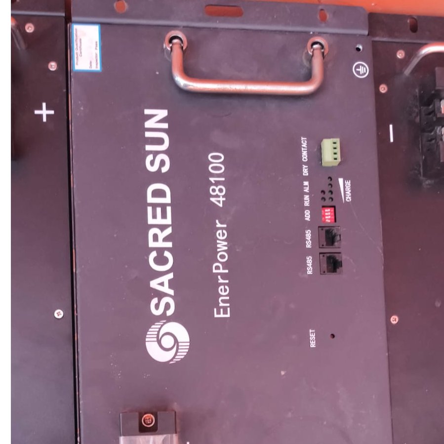 Baterai Saklar DC SACRED SUN EnerPower 48100 dengan Pegangan