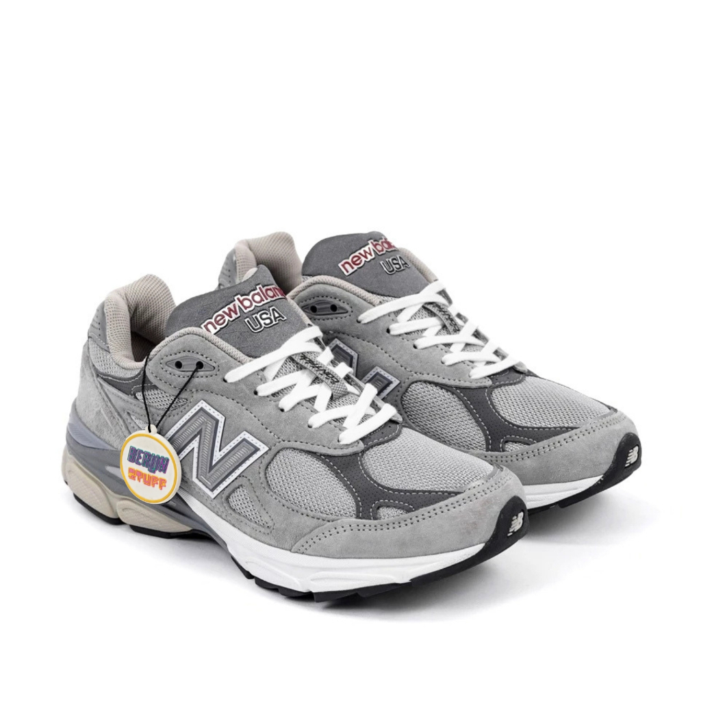 Sepatu 990 V3 Made in USA 'Grey' " SKU M990GY3
