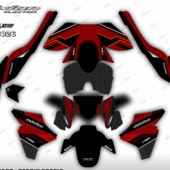 decal new vixion lighting merah anime