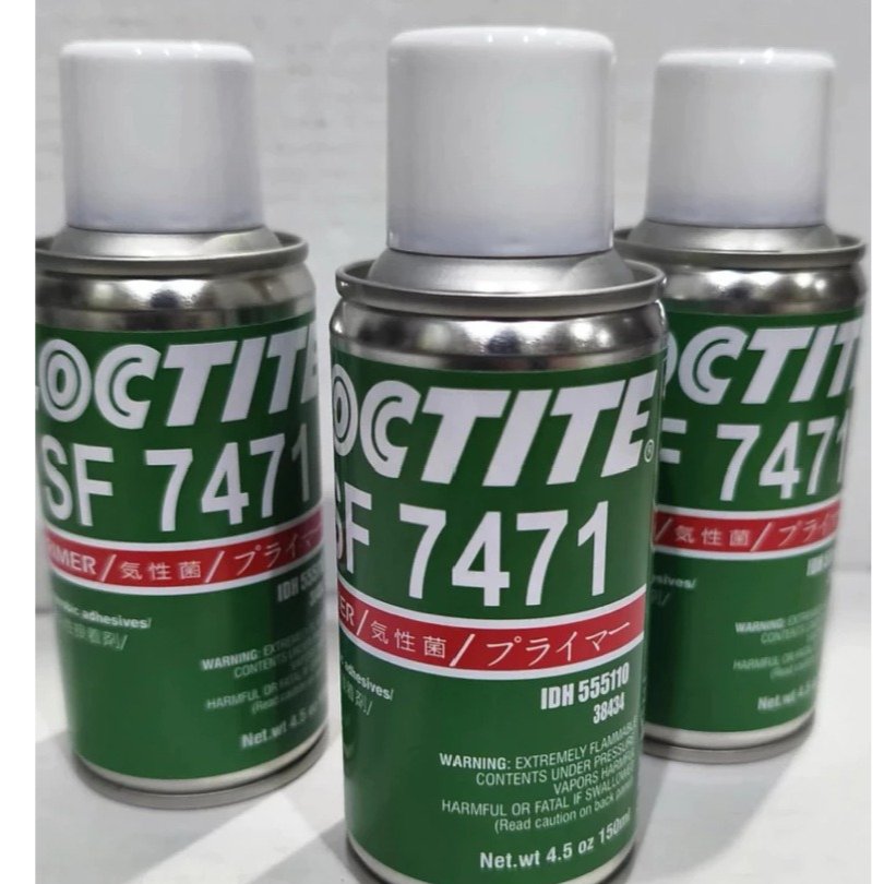Loctite 7471 Primer Aerosol Hijau, 4.5 OZ, Untuk Logam, Bahan Kimia Guarantees 100% Original