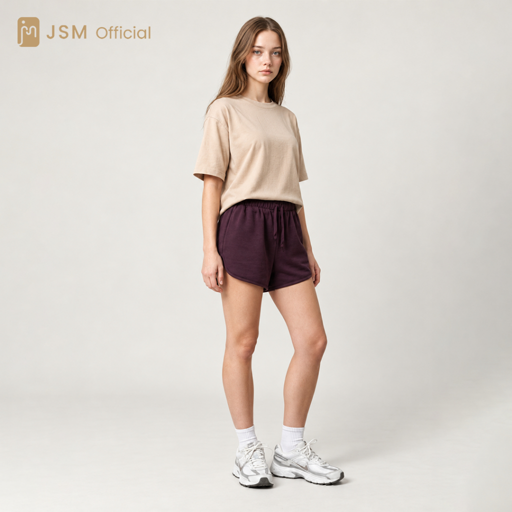 JSM Viki Celana Pendek Wanita Premium | Short Pants Relaxed Casual High Waist Korean Style Simple & 
