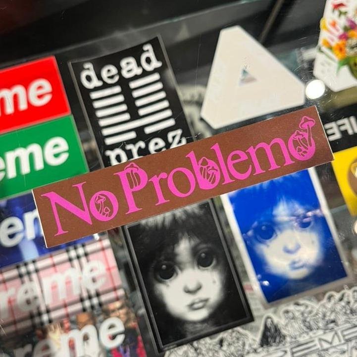 NO PROBLEMO - ROLLING PAPER STICKER