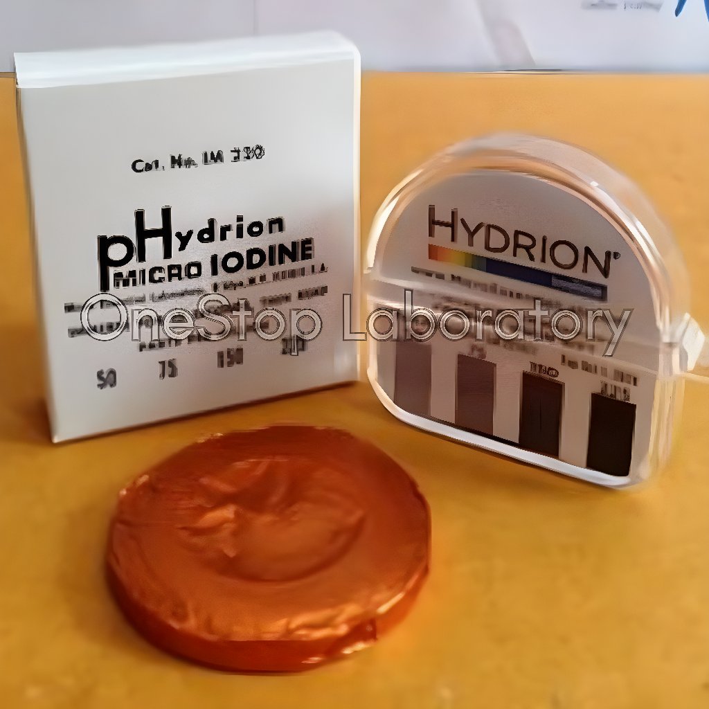 HYDRION IM-220 Iodine test paper Dispenser range 50-225 ppm isi 2 roll