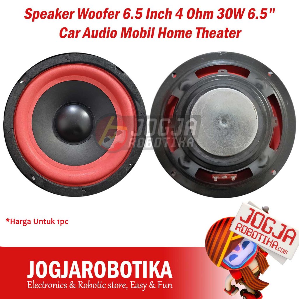 Speaker Woofer 6.5 Inch 8 Inch 4 Ohm 4Ohm 30W 30Watt 50W 50Watt 6.5" 8" Car Audio Mobil Home Theater