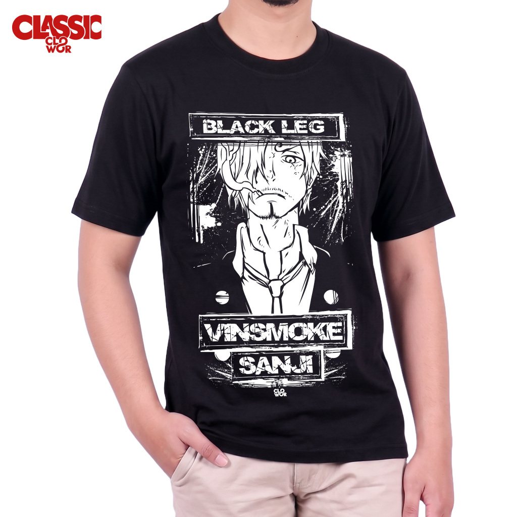 CLOWOR CLASSIC Kaos Sanji Vinsmoke Anime One Piece