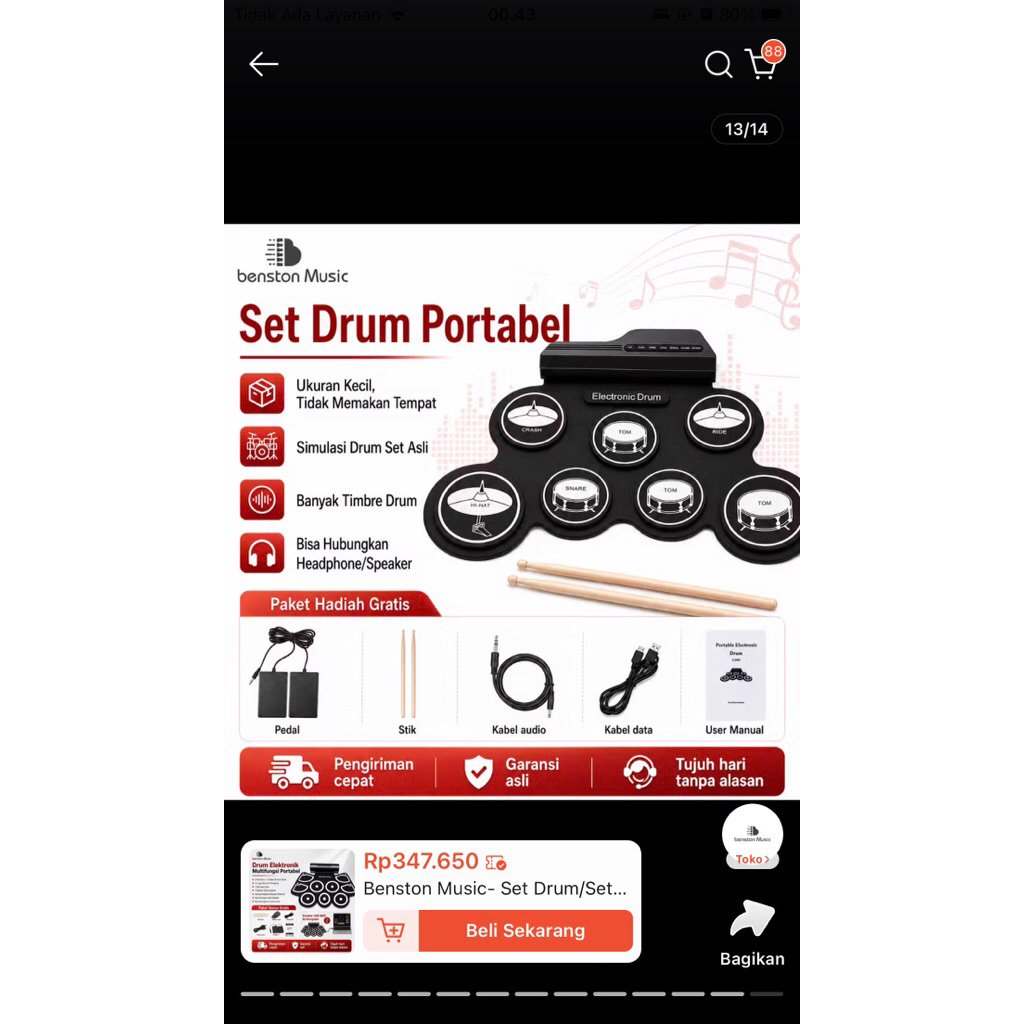 drum pad second