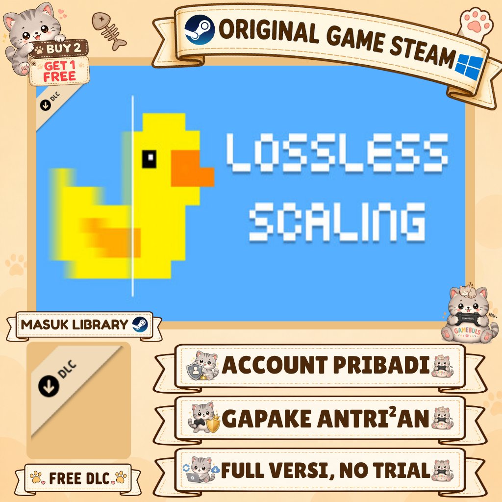 Lossless Scaling Software Steam - Games PC Laptop Windows