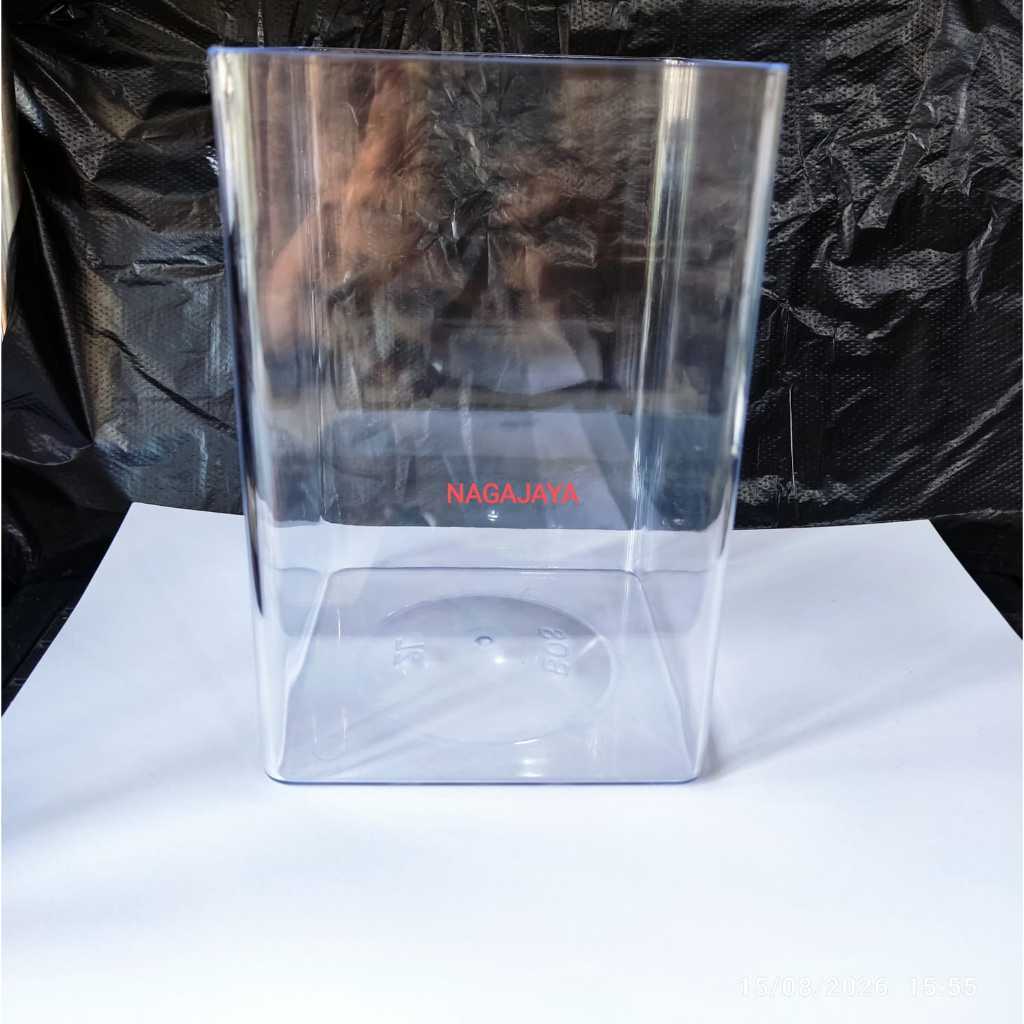 Aquarium Soliter Akrilik Cupang 2liter Free Sekat Khusus Grab/Gojek