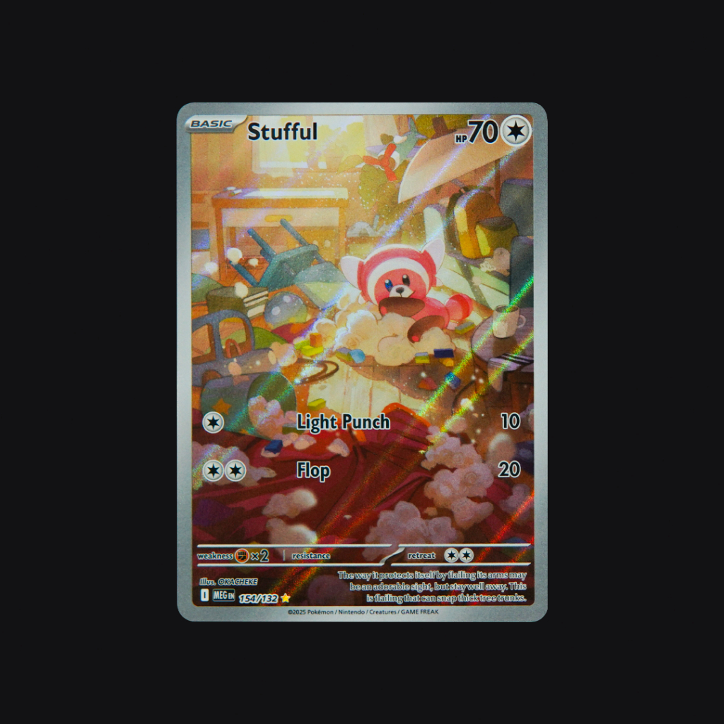 Stufful Illustration Rare Mega Evolution 154/132