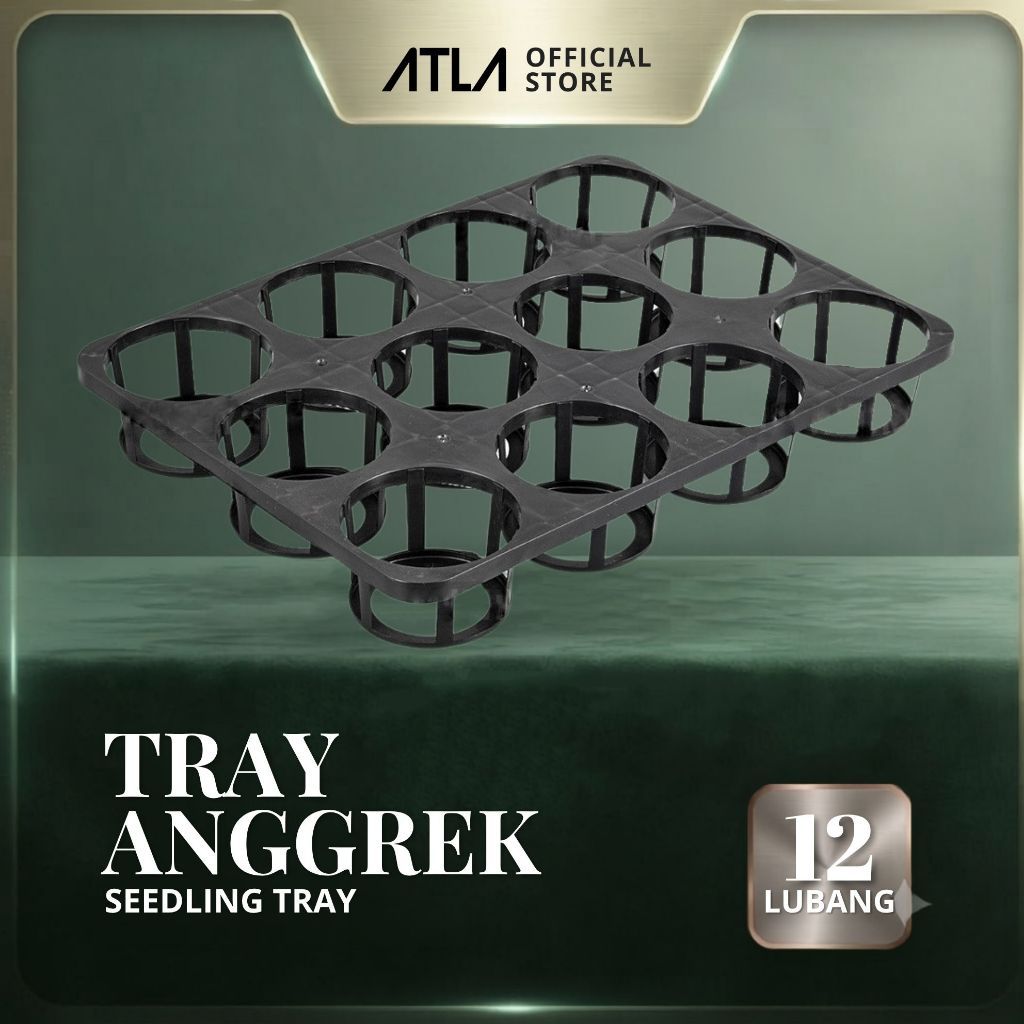 Atla Tray Semai Bibit Anggrek 12 Hole Pot Flexible Seedling