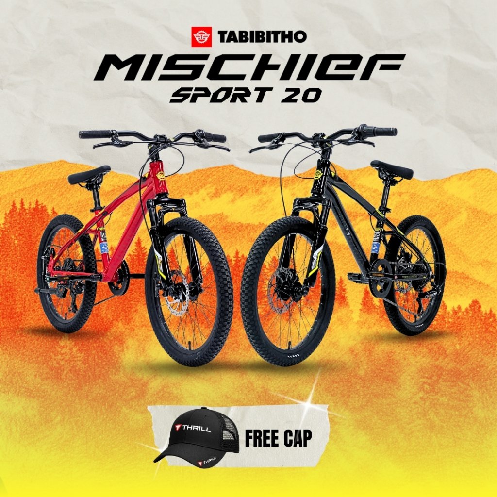SEPEDA GUNUNG 20 MTB TABIBITHO MISCHIEF SPORT - FRAME ALLOY