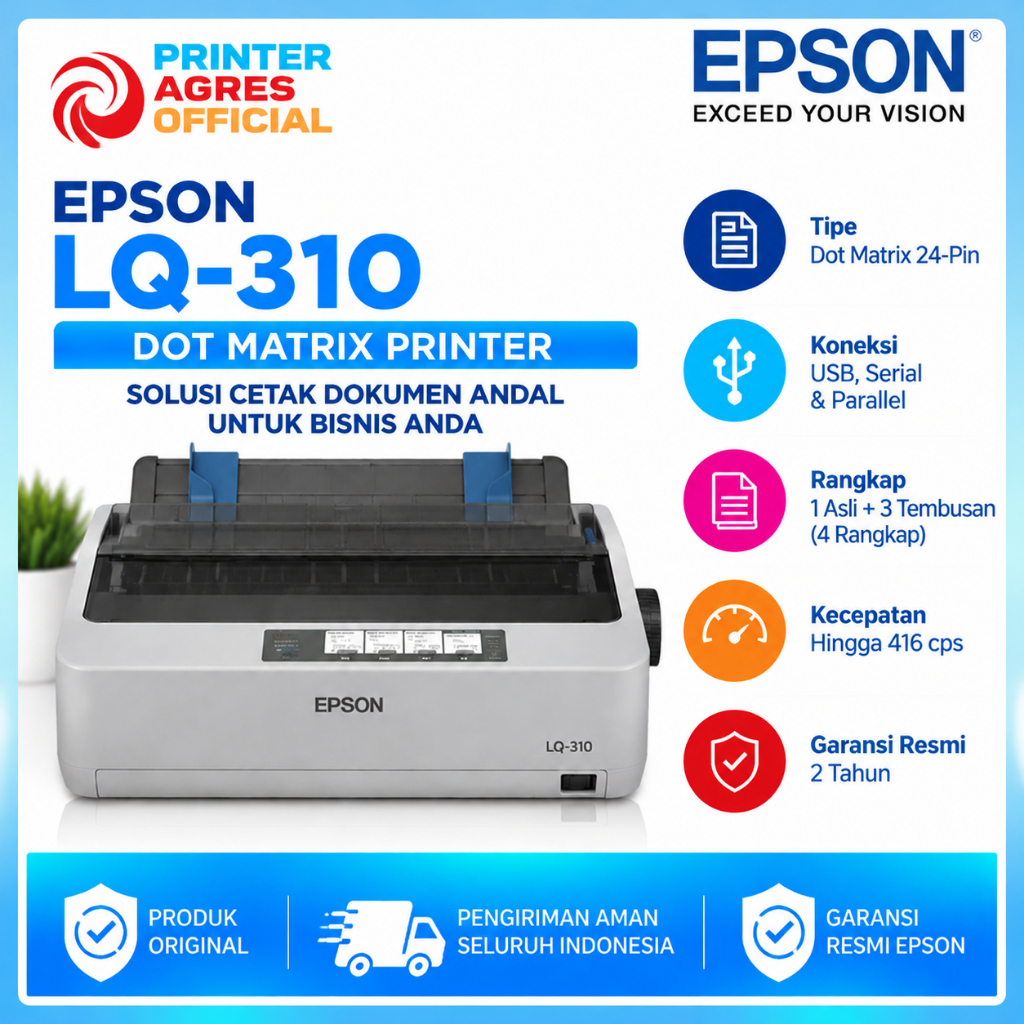 EPSON Printer Epson Dotmatrix LQ310 EPSON LQ-310 LQ310 LQ 310