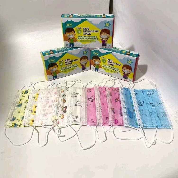 Masker Anak 3 Ply Karakter Duckbill dan Non-Duckbill / Kids Mask / Child Disposable Mask Duckbill