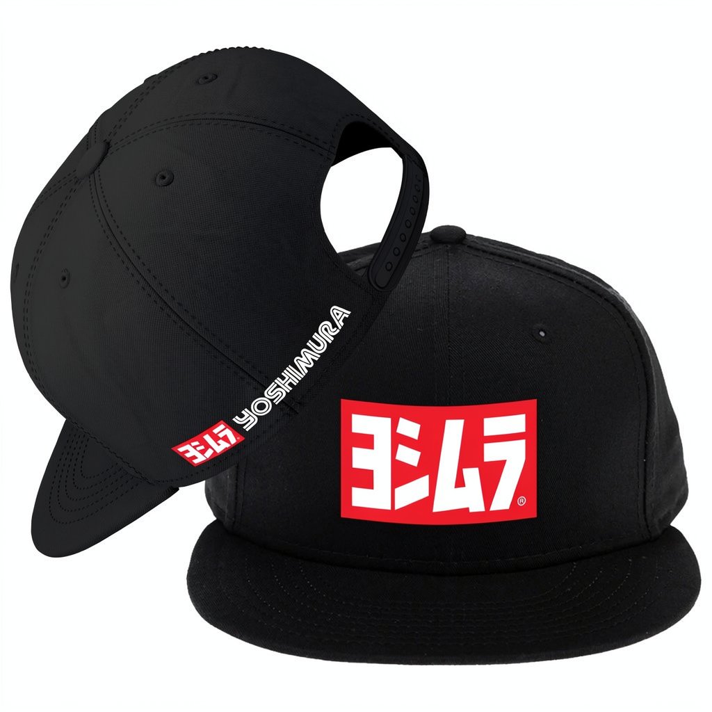 Topi Snapback Topi Trucker Jaring YOSHIMURA Unisex