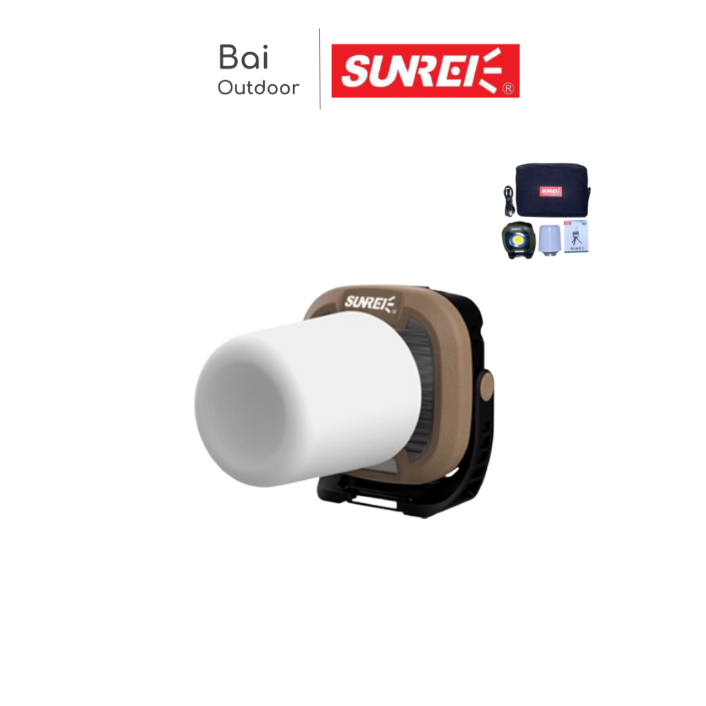 SUNREI LAMPU CAMPING EMERGENCY MULTI FUNGSI 1500 LUMEN C1500 PRO