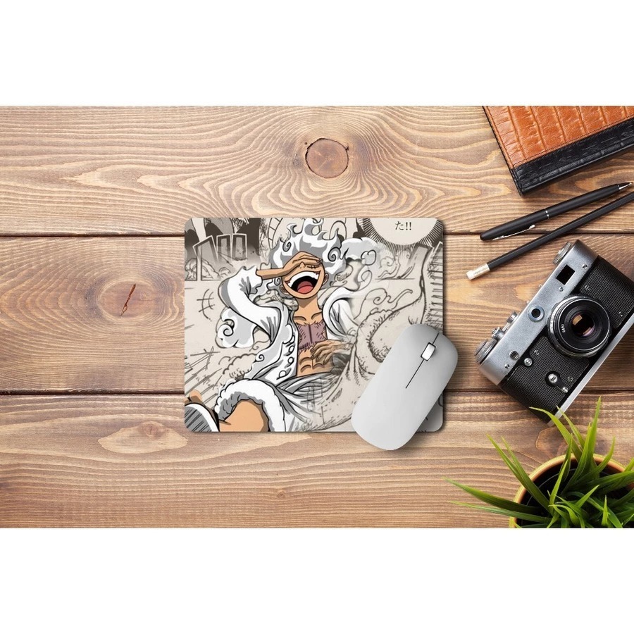 Mousepad Anime one piece luffy antislip / bisa custom satuan