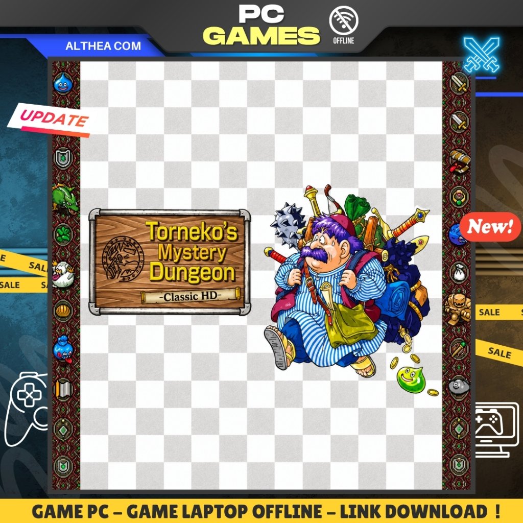 DRAGON QUEST HEROES : TORNEKO’S MYSTERY DUNGEON -CLASSIC HD- - GAME PC / LAPTOP - OFFLINE - ALTHEA C
