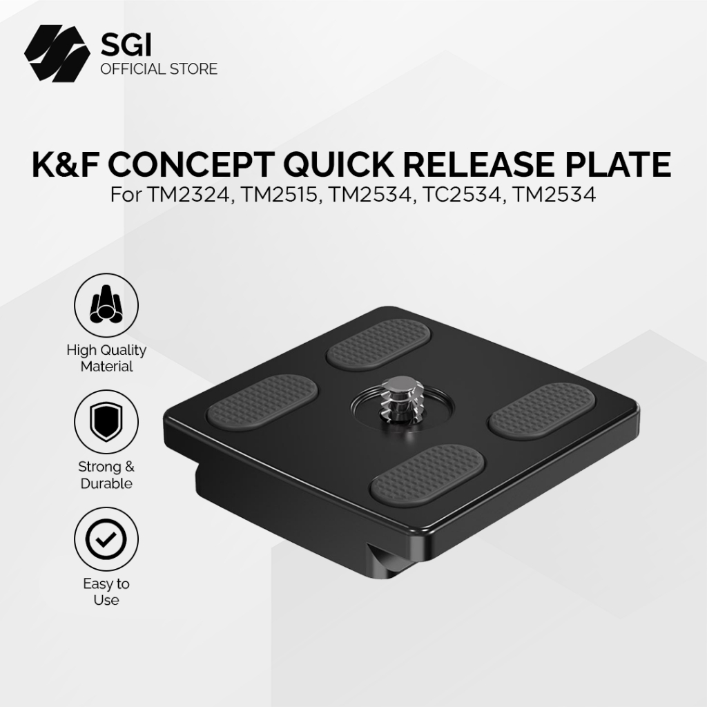 K&F Concept Quick Release Plate for TM2324 TM2515 TM2534 TC2534 TM2534T TM2235 Tripod