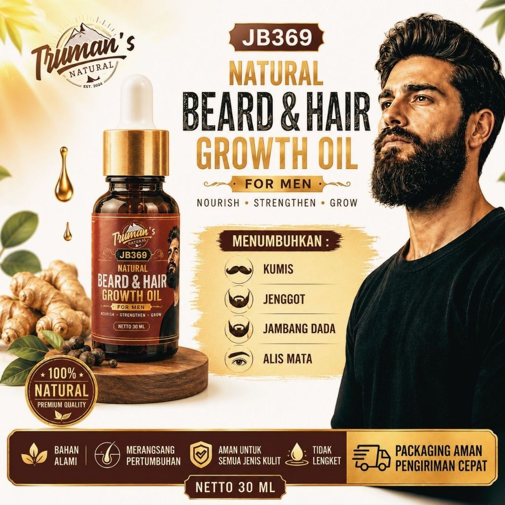 Serum Penumbuh Kumis Cepat dan Brewok Jenggot Penumbuh Jambang